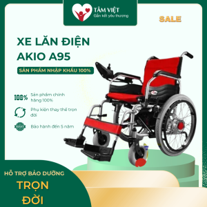 Xe lăn điện cao cấp LUCASS XE - 122L(Bình 12Ah) chính hãng