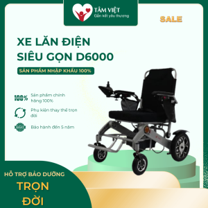 Xe lăn điện cao cấp LUCASS XE - 122L(Bình 12Ah) chính hãng