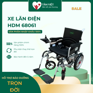 Xe lăn điện cao cấp LUCASS XE - 122L(Bình 12Ah) chính hãng