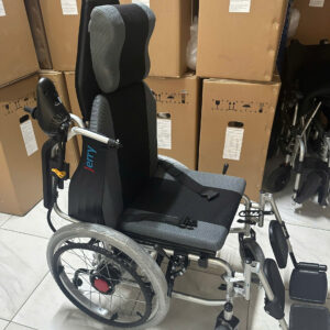 Xe lăn điện có lăn tay, ngả nằm Jerry 302X