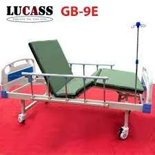 Giường y tế 2 tay quay nâng đầu và chân Lucass GB - 9E