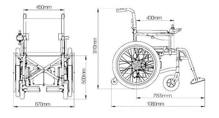 Chọn kích thước xe lăn phù hợp trước khi mua