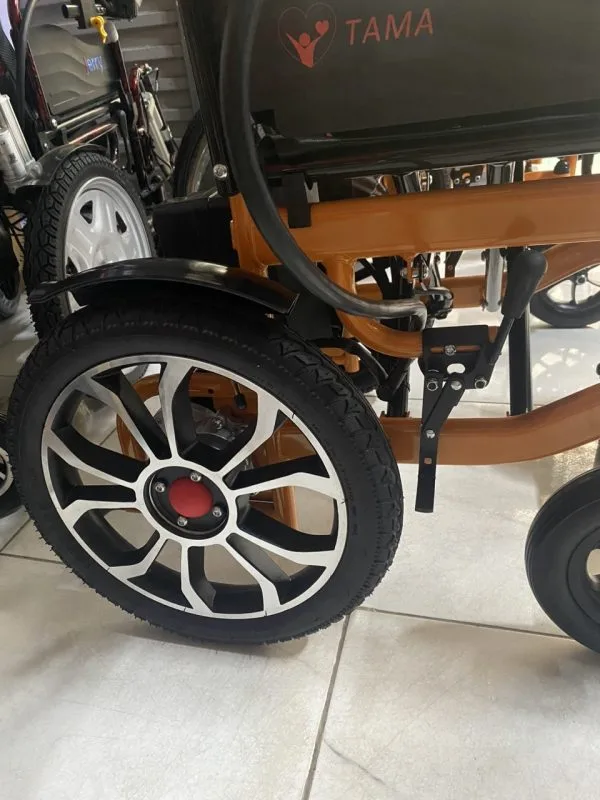 XE LĂN ĐIỆN TAMA 16B CAO CẤP MÀU CAM