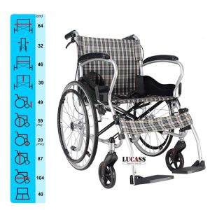 Xe lăn Lucass X16LJ chịu tải lớn