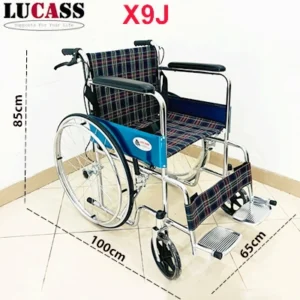 XE LĂN LUCASS X9J ĐỆM SIMILY, RỘNG CHỖ NGỒI 49 CM