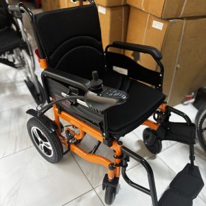 Xe lăn điện cao cấp Tama 12B khung màu cam