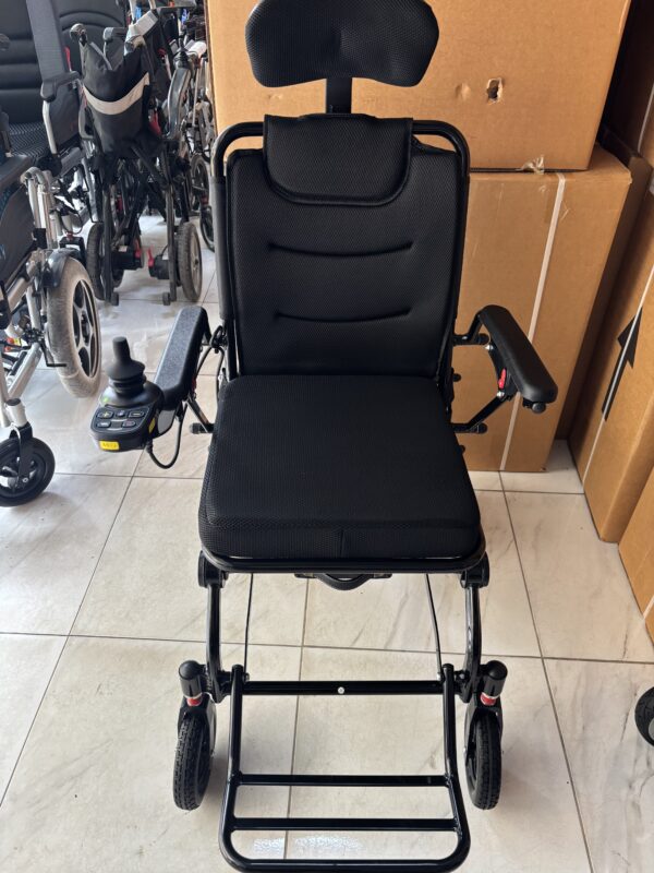 XE LĂN ĐIỆN CAO CẤP TAMA 6000 ĐỠ CAO ĐẦU, GẤP GỌN