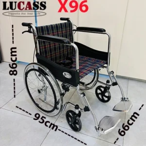 Xe lăn Lucass X96 gấp gọn