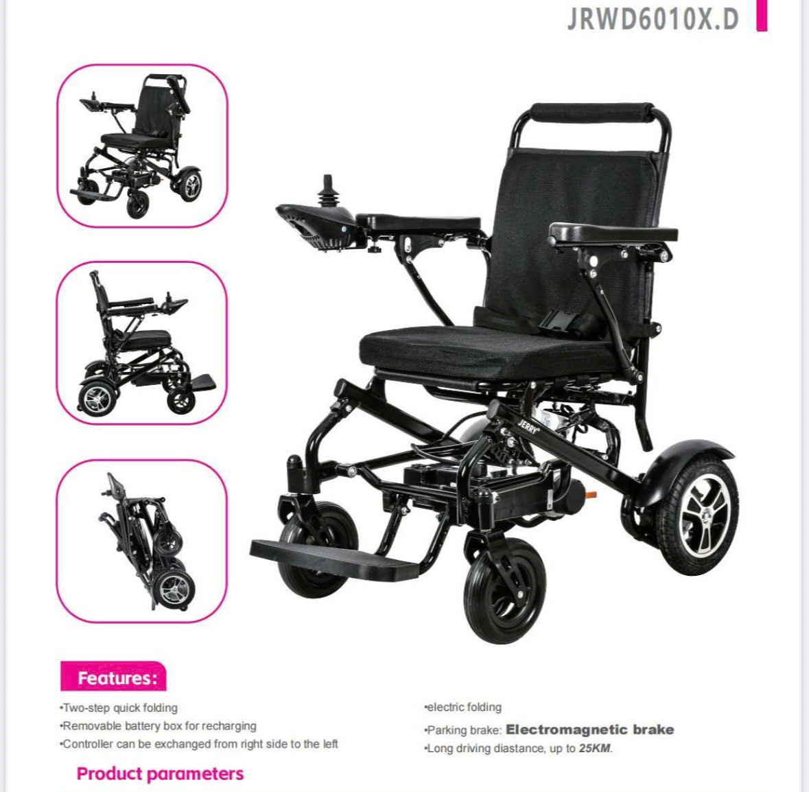 XE LĂN ĐIỆN SIÊU GỌN NHẸ JERRY 703 XE LĂN ĐIỆN SIÊU GỌN NHẸ JERRY 703